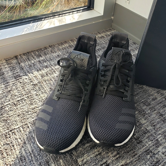 Black Adidas PureBoost ZGm Running Shoes